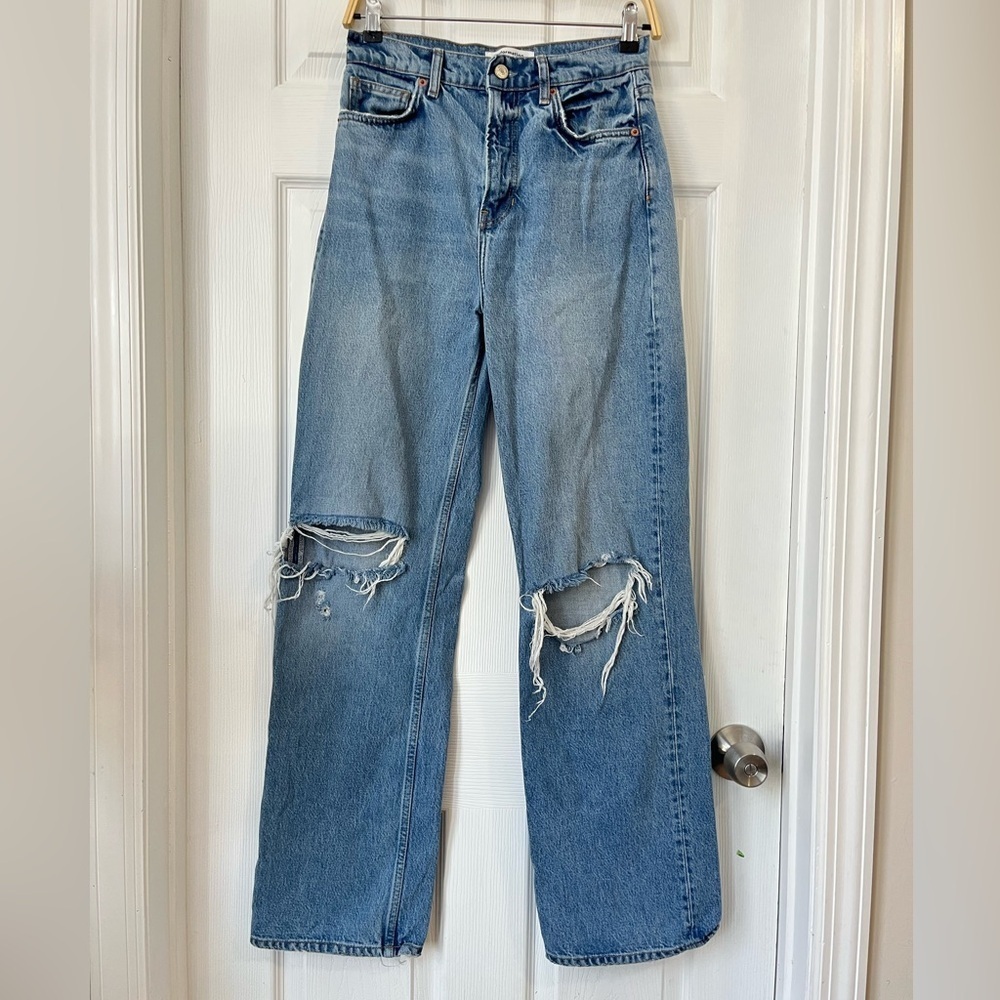 Reformation Wilder High Rise Wide Leg Jeans Size 27